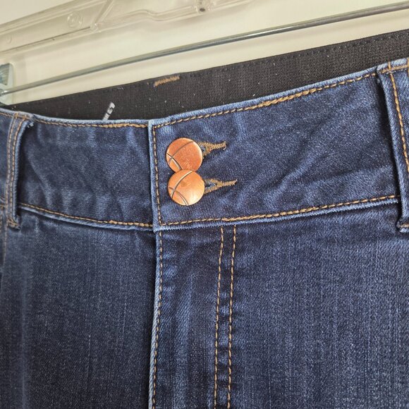 Lane Bryant Dark Wash Straight Leg Jeans - Picture 5 of 12